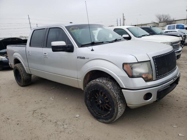 1FTFW1CT5CFA85889 - 2012 FORD F150 SUPERCREW SILVER photo 4