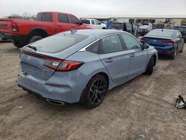 19XFL1H88NE009643 - 2022 HONDA CIVIC SPORT TOURING Көк фото 3