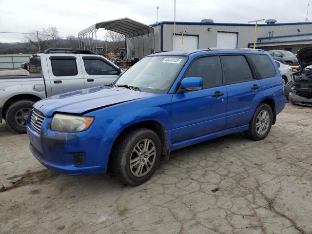 JF1SG66618H732529 - 2008 SUBARU FORESTER SPORTS 2.5X BLUE photo 1