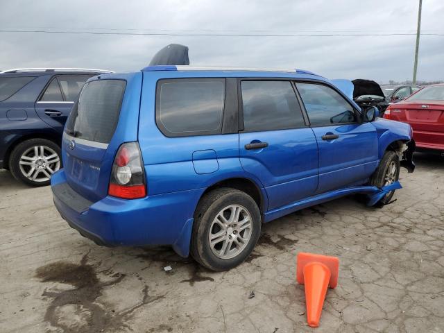 JF1SG66618H732529 - 2008 SUBARU FORESTER SPORTS 2.5X BLUE photo 3