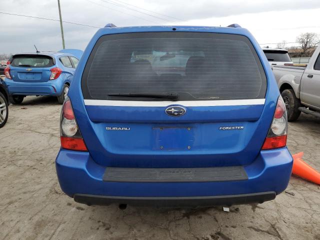 JF1SG66618H732529 - 2008 SUBARU FORESTER SPORTS 2.5X BLUE photo 6