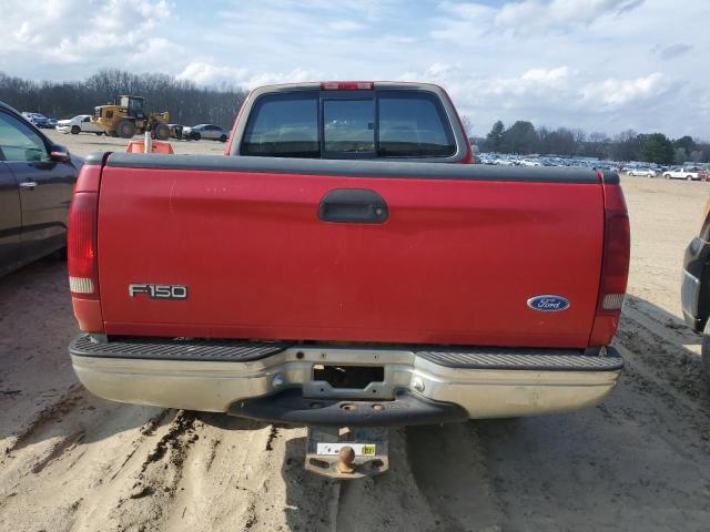 1FTDX17W3VKC38904 - 1997 FORD F150 RED photo 6