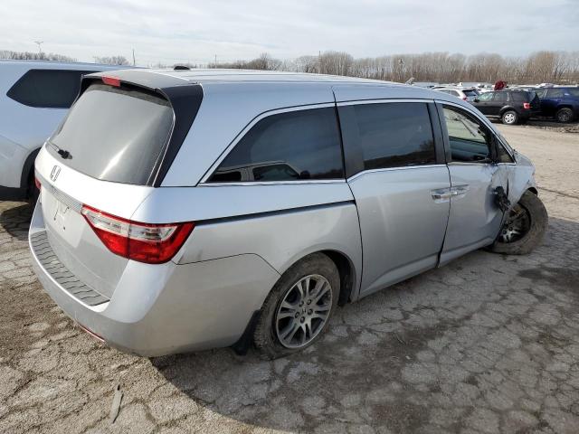 5FNRL5H60CB082869 - 2012 HONDA ODYSSEY EXL SILVER photo 3