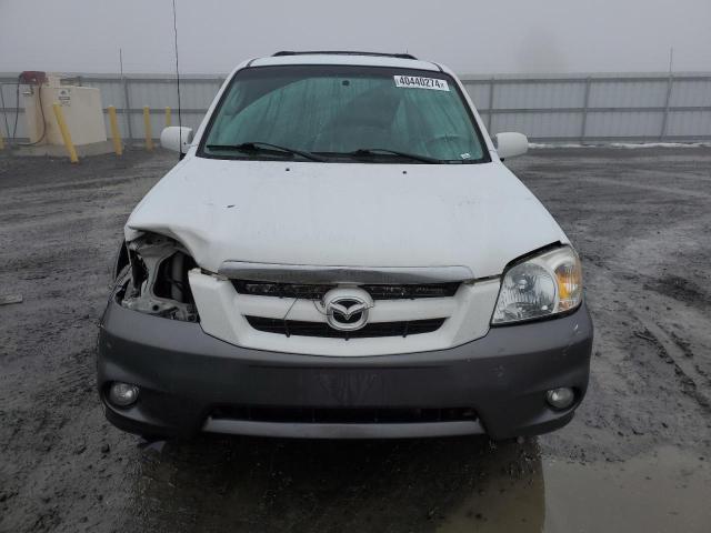 4F2YZ96145KM16514 - 2005 MAZDA TRIBUTE S WHITE photo 5