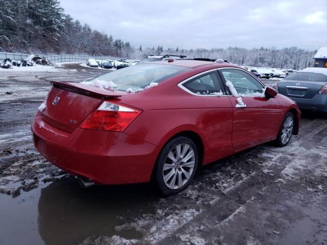 1HGCS2B80AA003807 - 2010 HONDA ACCORD EXL RED photo 3