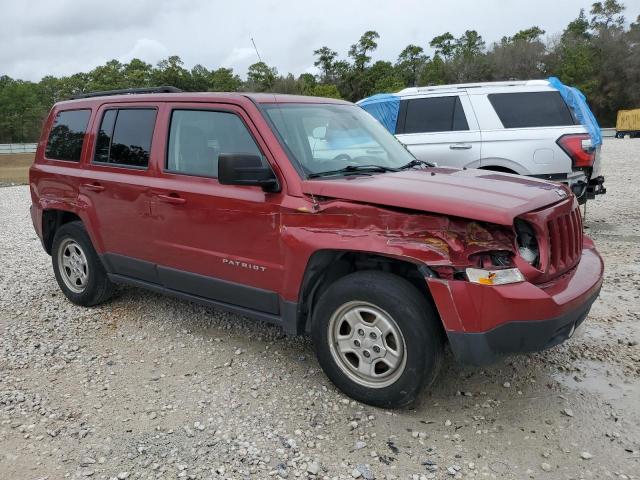 1C4NJPBA9HD145530 - 2017 JEEP PATRIOT SPORT BURGUNDY photo 4