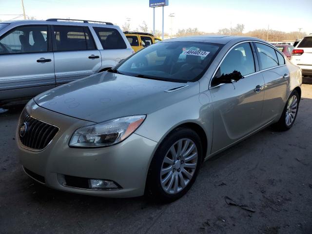 2G4GS5EV1D9243043 - 2013 BUICK REGAL PREMIUM BEIGE photo 1