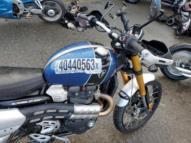 SMTD51HG6NTAT7204 - 2022 TRIUMPH MOTORCYCLE SCRAMBLER 1200 XE BLUE photo 5