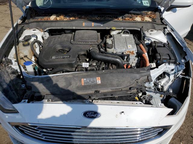 3FA6P0LU5HR278172 - 2017 FORD FUSION SE HYBRID WHITE photo 11