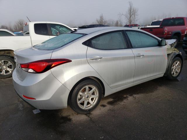 5NPDH4AE2GH702412 - 2016 HYUNDAI ELANTRA SE SILVER photo 3