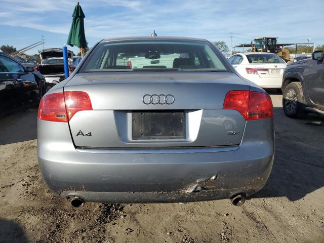 WAUAH78E17A124527 - 2007 AUDI A4 3.2 GRAY photo 6