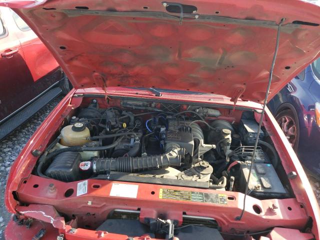 4F4YR16D74TM07785 - 2004 MAZDA B2300 CAB PLUS RED photo 11