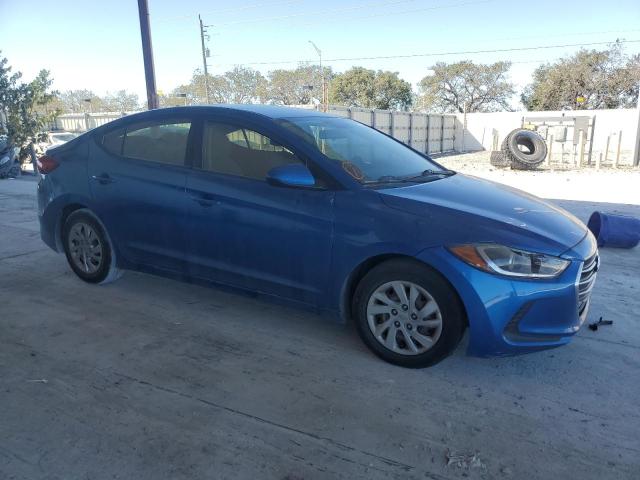 5NPD74LF4HH212550 - 2017 HYUNDAI ELANTRA SE BLUE photo 4