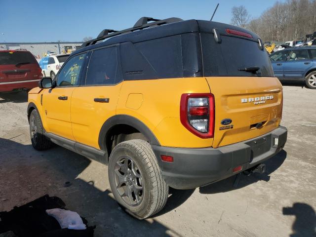 3FMCR9D99MRA28431 - 2021 FORD BRONCO SPO BADLANDS YELLOW photo 2