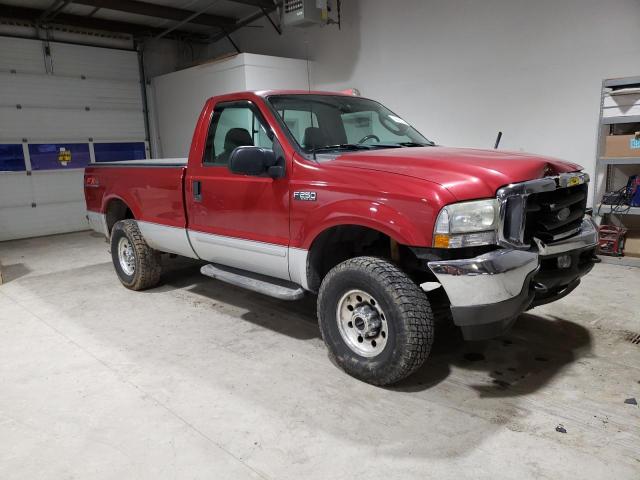 3FTNF21L83MB32143 - 2003 FORD F250 SUPER DUTY RED photo 4