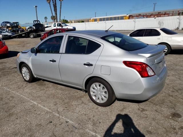 3N1CN7AP7EL851471 - 2014 NISSAN VERSA S SILVER photo 2