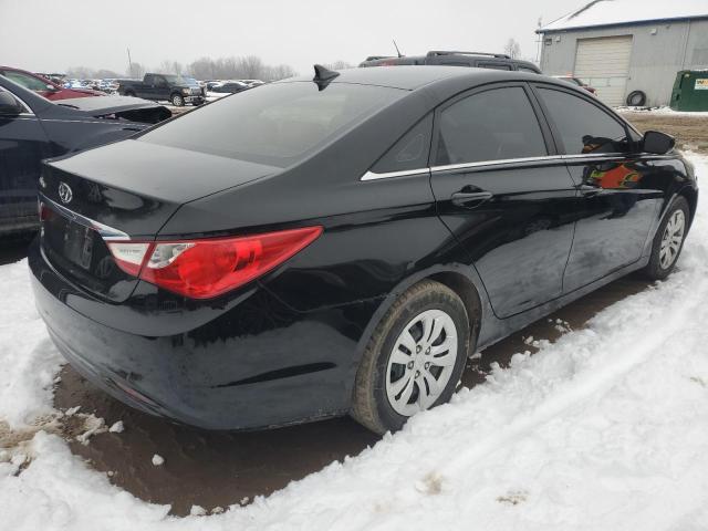 5NPEB4AC0BH034414 - 2011 HYUNDAI SONATA GLS BLACK photo 3