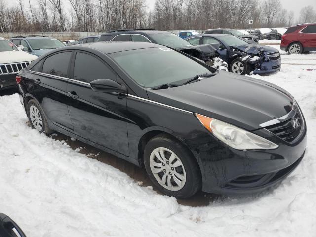 5NPEB4AC0BH034414 - 2011 HYUNDAI SONATA GLS BLACK photo 4