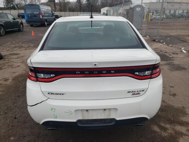 1C3CDFBB4ED903629 - 2014 DODGE DART SXT WHITE photo 6