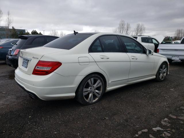 WDDGF8BB8CA697691 - 2012 MERCEDES-BENZ C 300 4MAT WHITE photo 3