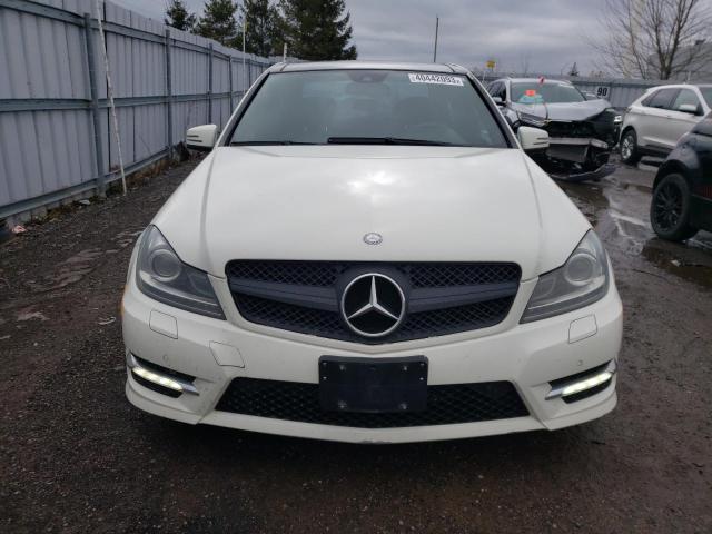 WDDGF8BB8CA697691 - 2012 MERCEDES-BENZ C 300 4MAT WHITE photo 5