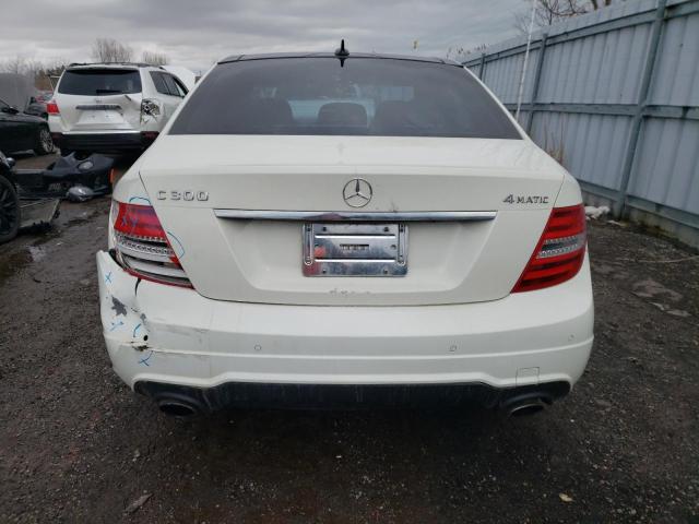 WDDGF8BB8CA697691 - 2012 MERCEDES-BENZ C 300 4MAT WHITE photo 6