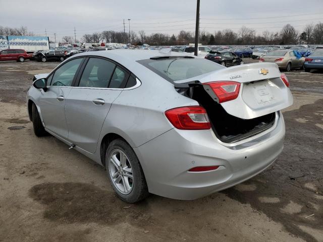 1G1BE5SM3H7120541 - 2017 CHEVROLET CRUZE LT SILVER photo 2