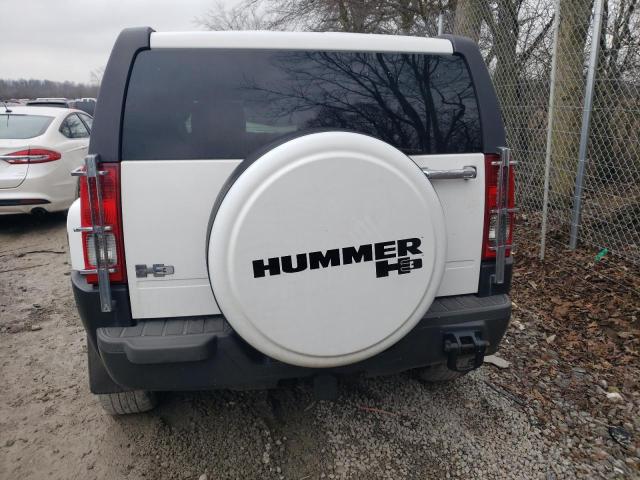 5GTDN136268272125 - 2006 HUMMER H3 WHITE photo 6