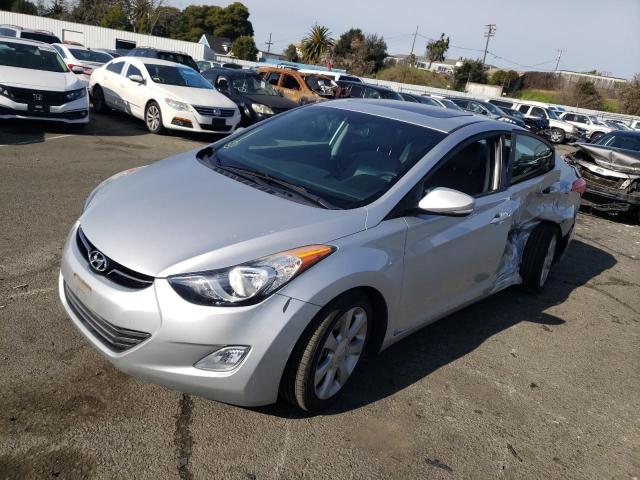 5NPDH4AEXDH340695 - 2013 HYUNDAI ELANTRA GL SILVER photo 1