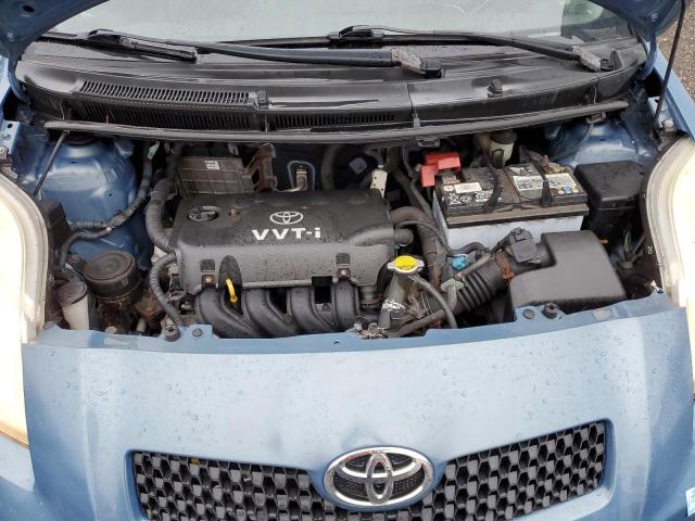 JTDKT923975112899 - 2007 TOYOTA YARIS BLUE photo 11