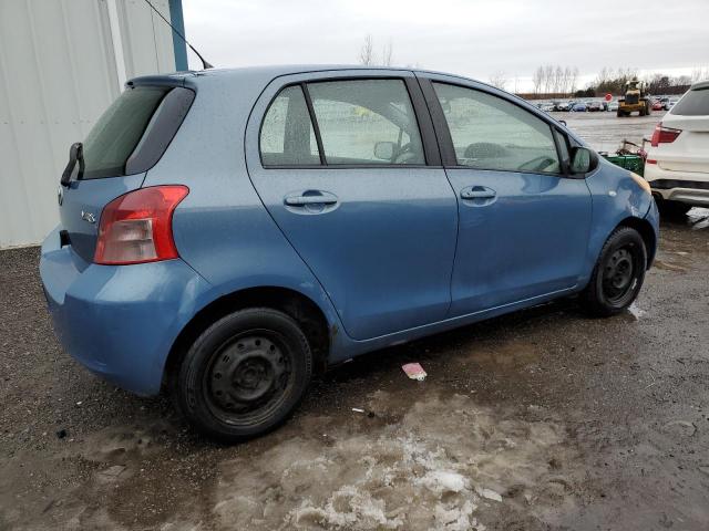 JTDKT923975112899 - 2007 TOYOTA YARIS BLUE photo 3