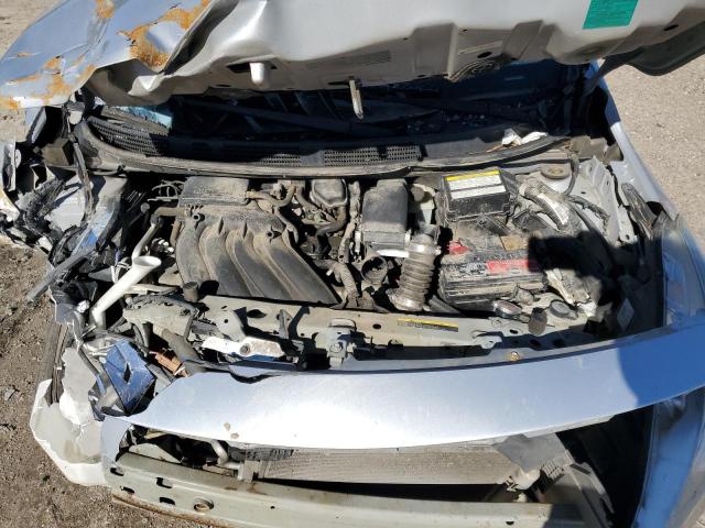 3N1CN7AP9FL813788 - 2015 NISSAN VERSA S SILVER photo 11