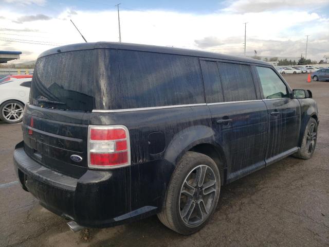 2FMGK5C86EBD12316 - 2014 FORD FLEX SEL BLACK photo 3