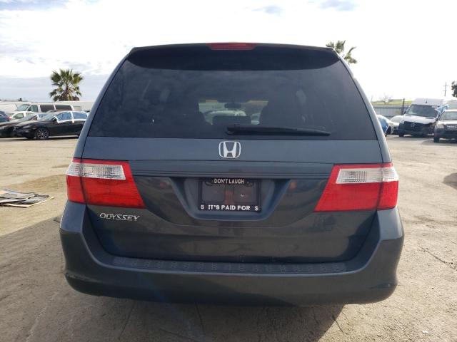 5FNRL38766B444978 - 2006 HONDA ODYSSEY EXL BLUE photo 6