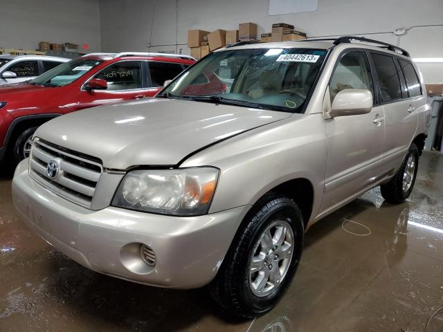 JTEDP21A240010451 - 2004 TOYOTA HIGHLANDER BASE BEIGE photo 1