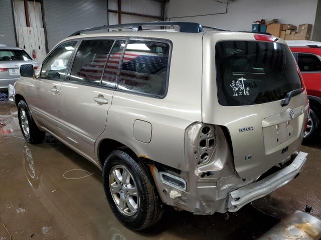 JTEDP21A240010451 - 2004 TOYOTA HIGHLANDER BASE بيج صورة 2