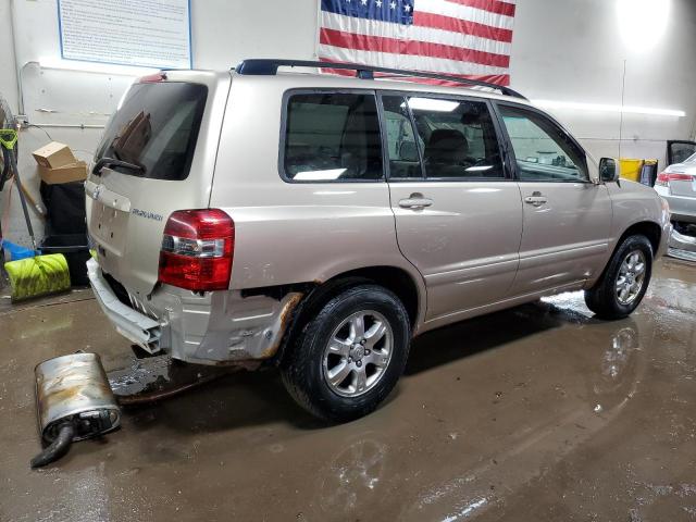 JTEDP21A240010451 - 2004 TOYOTA HIGHLANDER BASE BEIGE photo 3