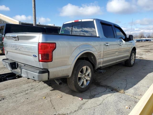 1FTEW1E46LFC01571 - 2020 FORD F150 SUPERCREW SILVER photo 3