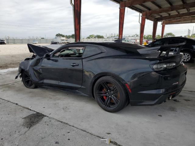 1G1FJ1R69K0116846 - 2019 CHEVROLET CAMARO ZL1 BLACK photo 2