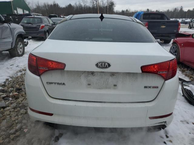 5XXGN4A75DG216790 - 2013 KIA OPTIMA EX WHITE photo 6