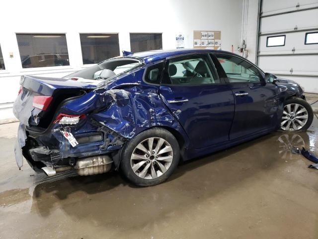 5XXGU4L3XGG035279 - 2016 KIA OPTIMA EX BLUE photo 3