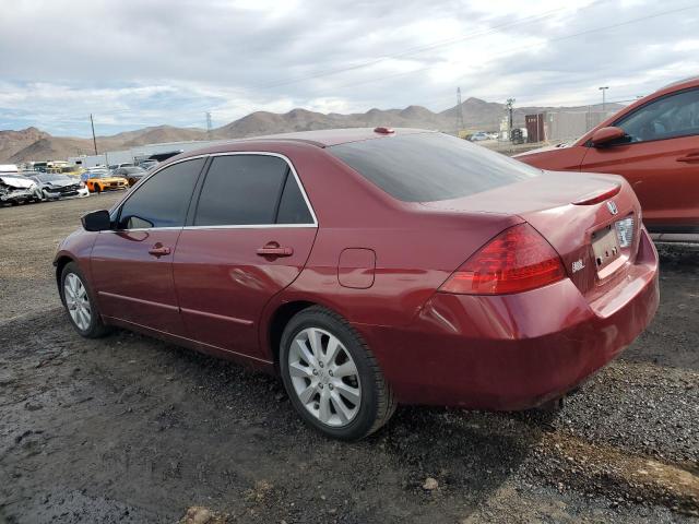 1HGCM66556A061243 - 2006 HONDA ACCORD EX MAROON photo 2