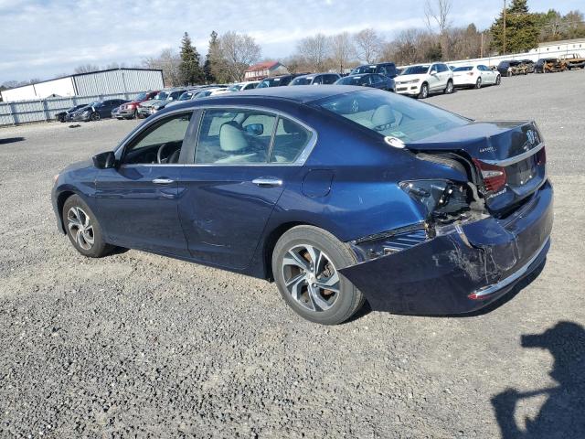 1HGCR2F3XHA209964 - 2017 HONDA ACCORD LX BLUE photo 2