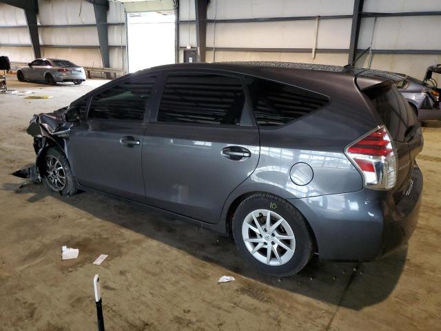 JTDZN3EU9HJ059026 - 2017 TOYOTA PRIUS V CHARCOAL photo 2