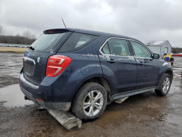 2GNALBEKXH1591432 - 2017 CHEVROLET EQUINOX LS BLUE photo 3