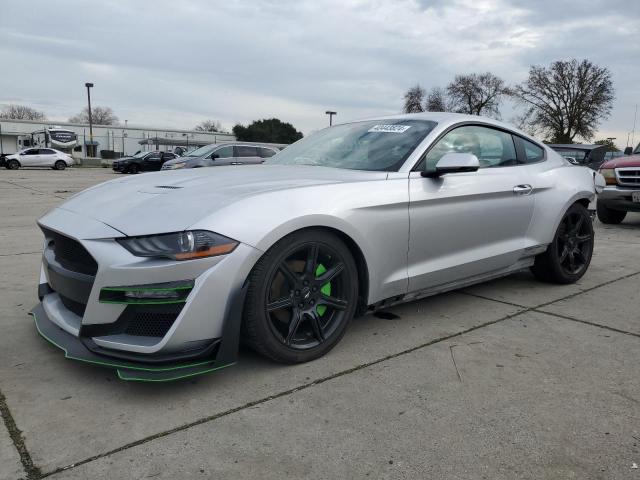 1FA6P8TH9K5119151 - 2019 FORD MUSTANG SILVER photo 1