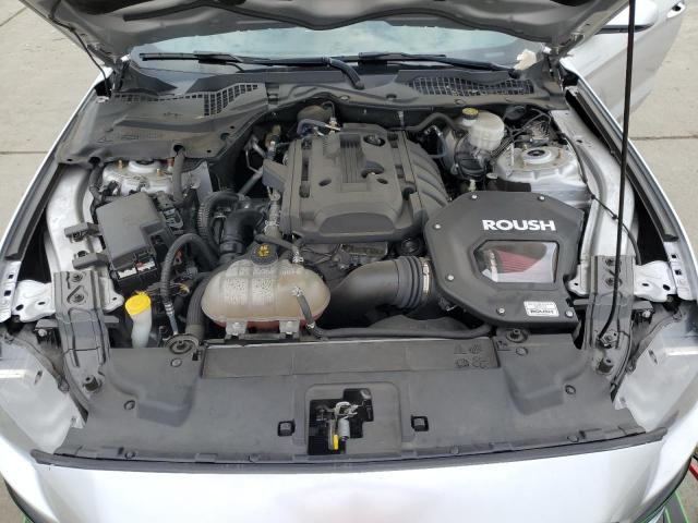 1FA6P8TH9K5119151 - 2019 FORD MUSTANG SILVER photo 11