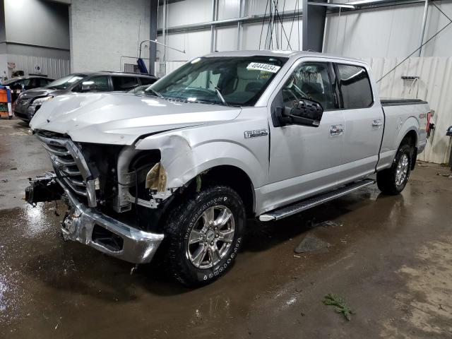 1FTFW1EF1FKD10375 - 2015 FORD F150 SUPERCREW SILVER photo 1