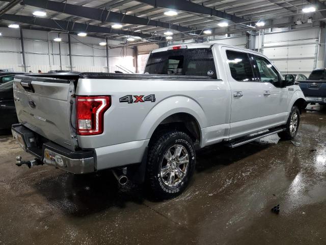 1FTFW1EF1FKD10375 - 2015 FORD F150 SUPERCREW SILVER photo 3