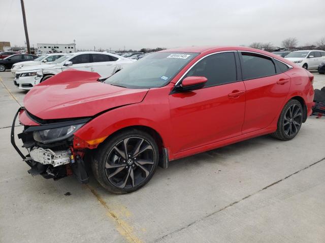 2HGFC2F88LH520118 - 2020 HONDA CIVIC SPOR RED photo 1